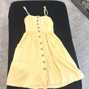 Yellow Forever 21 dress
